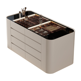 简约服装店衣帽间中岛柜抽屉式实木多层收纳柜影楼珠宝首饰展示柜