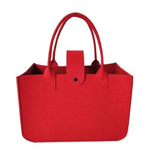 毛毡女士手提礼品袋化妆包伴手礼时尚购物袋托特赠品袋可定制logo