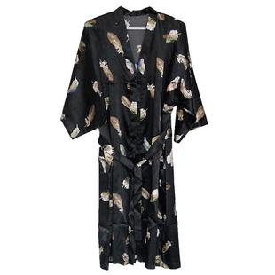 网红潮店客袍理发店客服美发染发衣剪发和服发廊防水客袍定制LOGO