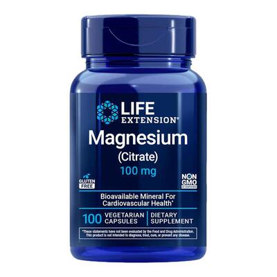 美国LifeExtension柠檬酸镁100mg