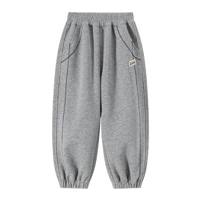 小象汉姆男童冬装加绒运动裤