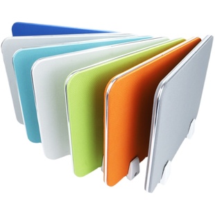 高档办公桌挡板 工位隔断板电脑桌面PVC包布挡板装饰板材屏风隔板