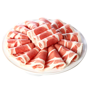 内蒙古原切羔羊肉卷280g内蒙古锡盟草原乌珠穆沁羔羊肉片火锅食材