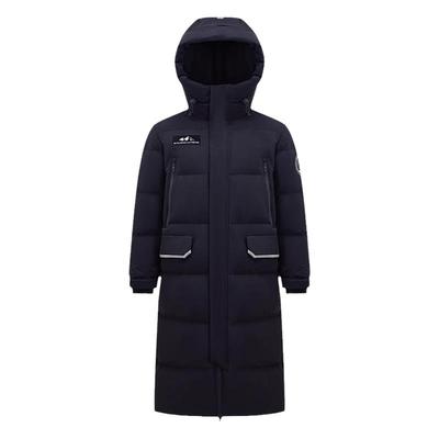 波司登明星同款过膝情侣款鹅绒服