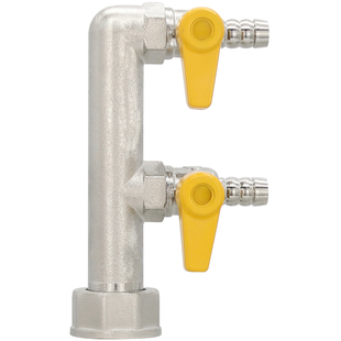 铜球阀4分燃气阀门开关燃气管三通专用天然气阀带开关煤气分气阀