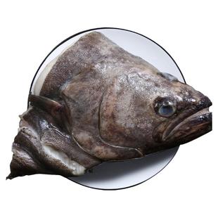 碟鱼头新鲜冷冻鲽鱼头超大鸦片鱼头特大比目鱼蝶鱼头烧烤商用海鲜
