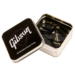 吉普森Gibson Guitar Pick 吉他拨片 弹片 单片装铁盒装拨片 正品
