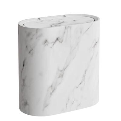 轻奢厨房卧室纸篓按压式开盖方形