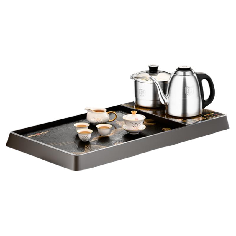 金灶玻璃茶盘茶具套装一体