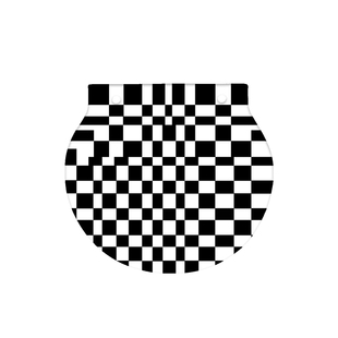 SISISM姐妹主义迷你手机包圆形CD包棋盘格单肩斜挎包高级感零钱包