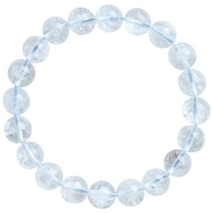 巴西原矿白幽灵白阿赛水晶手串链夏季小清新饰品diy闺蜜生日礼物