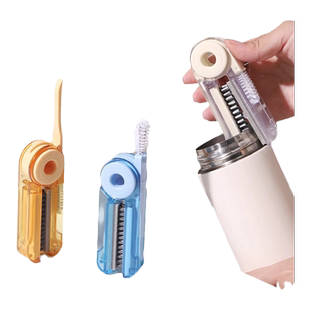 四合一杯刷瓶口刷洗杯口清洗神器奶瓶缝隙刷子保温杯三合一杯盖刷