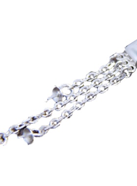 万能欧款三石蜜蜡随形吊坠空托