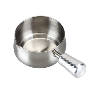 304不锈钢调味碟碟酱商用西餐牛排酱汁沙拉汁盅迷你蘸料手柄