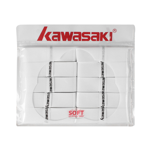 川崎羽毛球手胶防滑吸汗带白色耐磨方向盘缠把带球拍绑带超软001