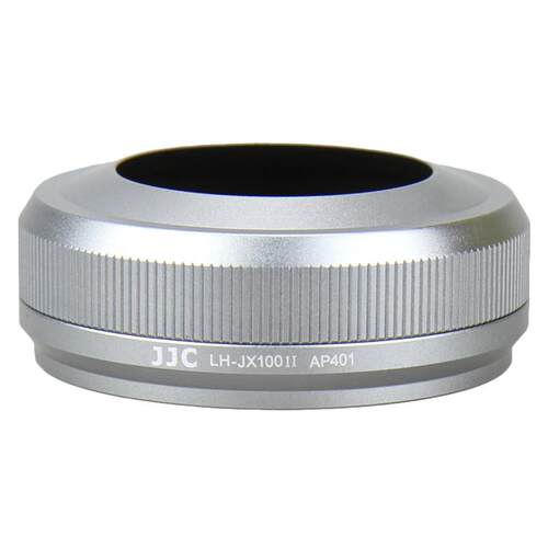 JJC 适用富士X100VI遮光罩X100S X100t X100F X100V X100配转接环可装原镜头盖 替代LH-X100 49mm滤镜 配件
