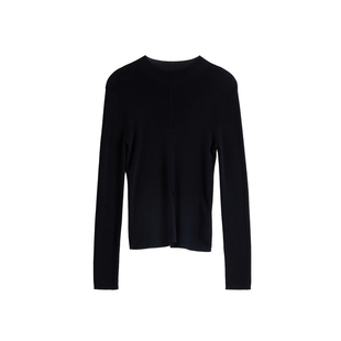 【典雅自持】半高领打底衫女26春新品气质针织衫天丝舒适亲肤上衣