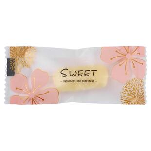 樱花奶枣雪花酥包装袋机封可爱牛轧糖纽扣牛扎饼干烘焙月饼包装袋