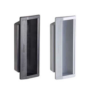 黑色塑料拉手文件柜拉手PL012工业机械设备灰色柜把手档案柜拉手