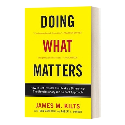 英文原版 Doing What Matters 做什么很重要 英文版 进口英语原版书籍