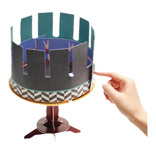 立体折纸 我的魔法灯笼 法国引进3d立体书 幼儿手工制作diy2-3-4-6岁宝宝益智折纸 放映 认知宇宙天文科普书创意手工绘本