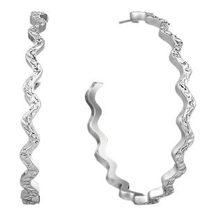 【明星同款】ARSIS波光耳圈气质耳环轻奢高级大圆圈耳饰耳钉女