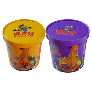 麻六记//绵阳米粉菌汤味麻辣牛肉味米线桶装速食四川特产方便夜宵