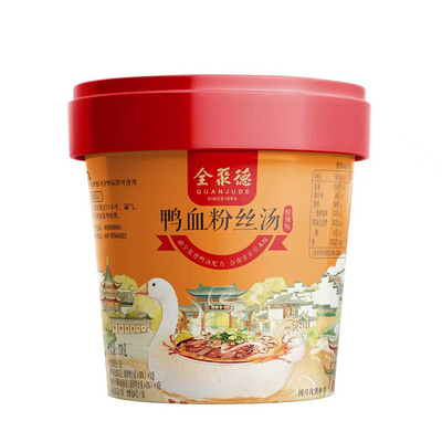 全聚德鸭血粉丝汤桶装方便速食