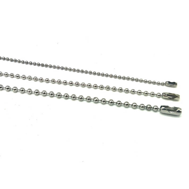 包邮珠链铁珠链波珠链diy配件链条钥匙扣链珠子1.5mm 2.0mm 2.4mm