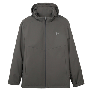 才子男装可拆卸连帽夹克男2025秋季新款修身商务休闲品牌短款外套