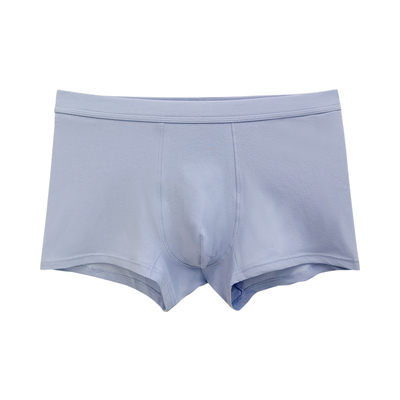 三枪内裤男抗菌防螨80支长绒棉轻薄无痕裸感高弹短裤礼盒装T50008