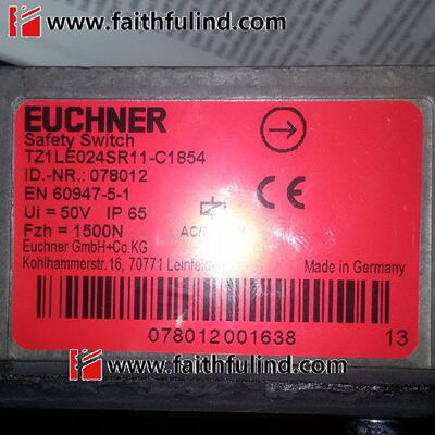 议价Euchner 078012 安士能全新安全开关 TZ1LE024SR11-C1854