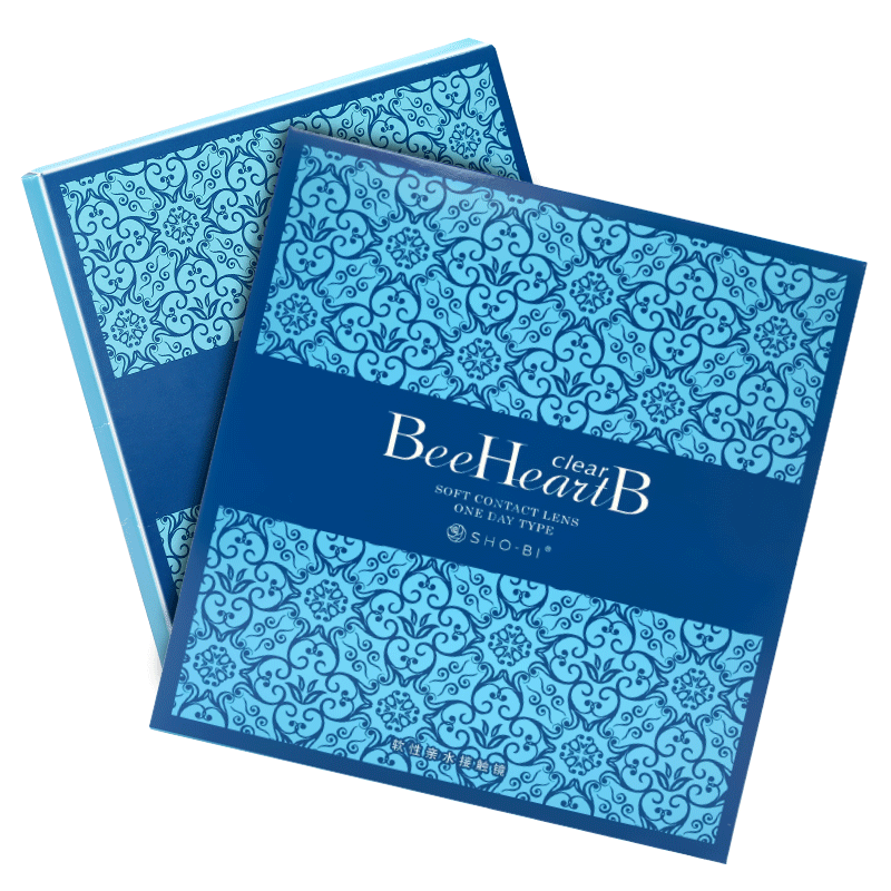 【自营】beeheartb隐形眼镜日抛60片盒蜜心妍天天抛30片*2盒水润