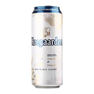 临期福佳白Hoegaarden比利时风味小麦白500m听罐装整箱包邮啤酒