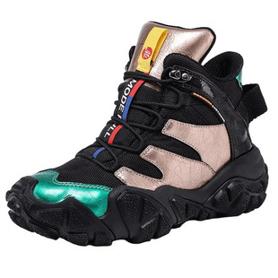 攀士麦乐高帮登山鞋女户外鞋厚底徒步鞋男防水防滑减震爬山鞋秋冬