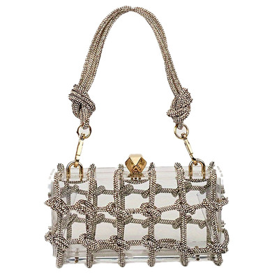 UGALS手拿包亚克力钻石腋下斜挎