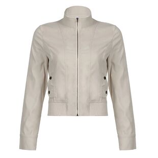 Retro long sleeved workwear jacket women复古长袖夹克衫外套女
