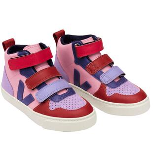 alacofly&VEJA进口儿童撞色低帮三魔术贴小白鞋时尚板鞋运动鞋