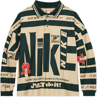 Nike/耐克正品x CPFM 联名字母印花男子长袖Polo衫DA2592-397