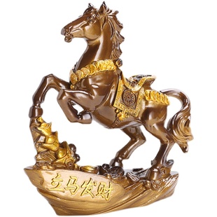 变色茶宠马到成功摆件可养招财萌虎茶玩禅意茶道茶具茶桌茶台装饰