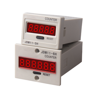 带停电记忆数显电子预置式累加计数器JDM11-6H -5H六位冲床计数器