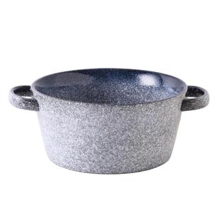 双耳汤碗家用陶瓷大碗泡面碗 日式汤盆大号麻辣烫碗拉面碗大容量