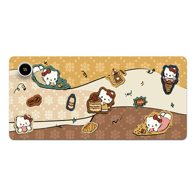 加热鼠标垫超大发热暖桌垫办公暖