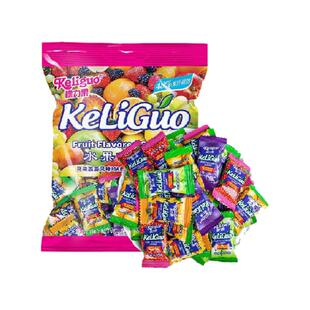 棵力果水果软糖马来西亚风味果汁糖散装结婚喜糖零食儿童糖果500g