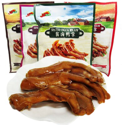 可开票香港风味尊杰酱卤鸭掌