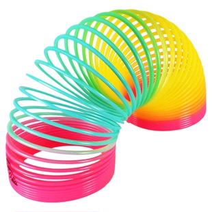 魔力彩虹圈弹簧圈弹簧玩具宝宝儿童拉环弹力圈大号专业魔术叠叠圈