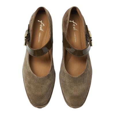 浅口粗跟单鞋女中跟玛丽珍通勤鞋