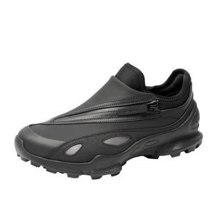 【头层牛皮】千百度春季男鞋真皮运动鞋通勤鞋户外慢跑鞋休闲鞋