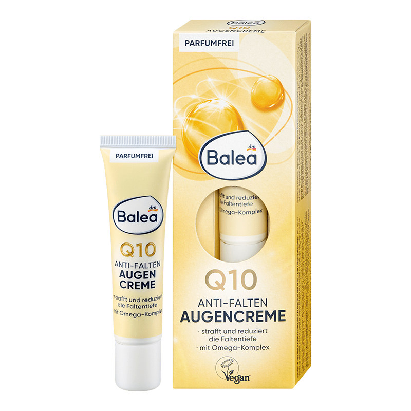 【官方正品】Balea芭乐雅辅酶Q10眼霜15ml眼周紧致淡纹黑眼圈眼袋