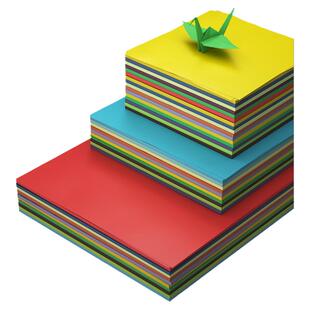 折纸彩纸套装手工纸儿童套装手工diy彩色卡纸纸硬手工专用纸剪纸a4幼儿园小学生软厚千纸鹤制作材料包大全